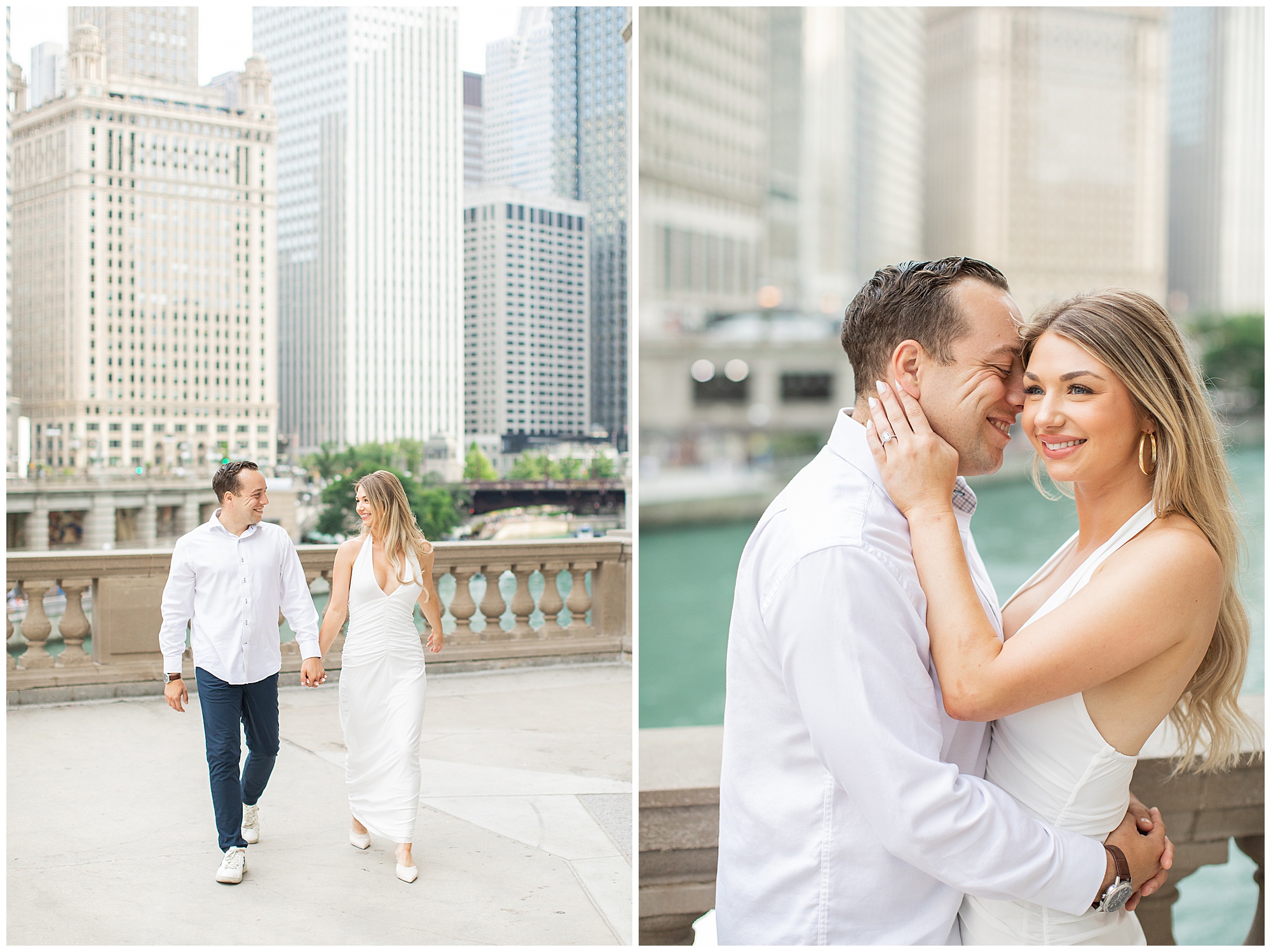 Chicago Riverwalk Engagement