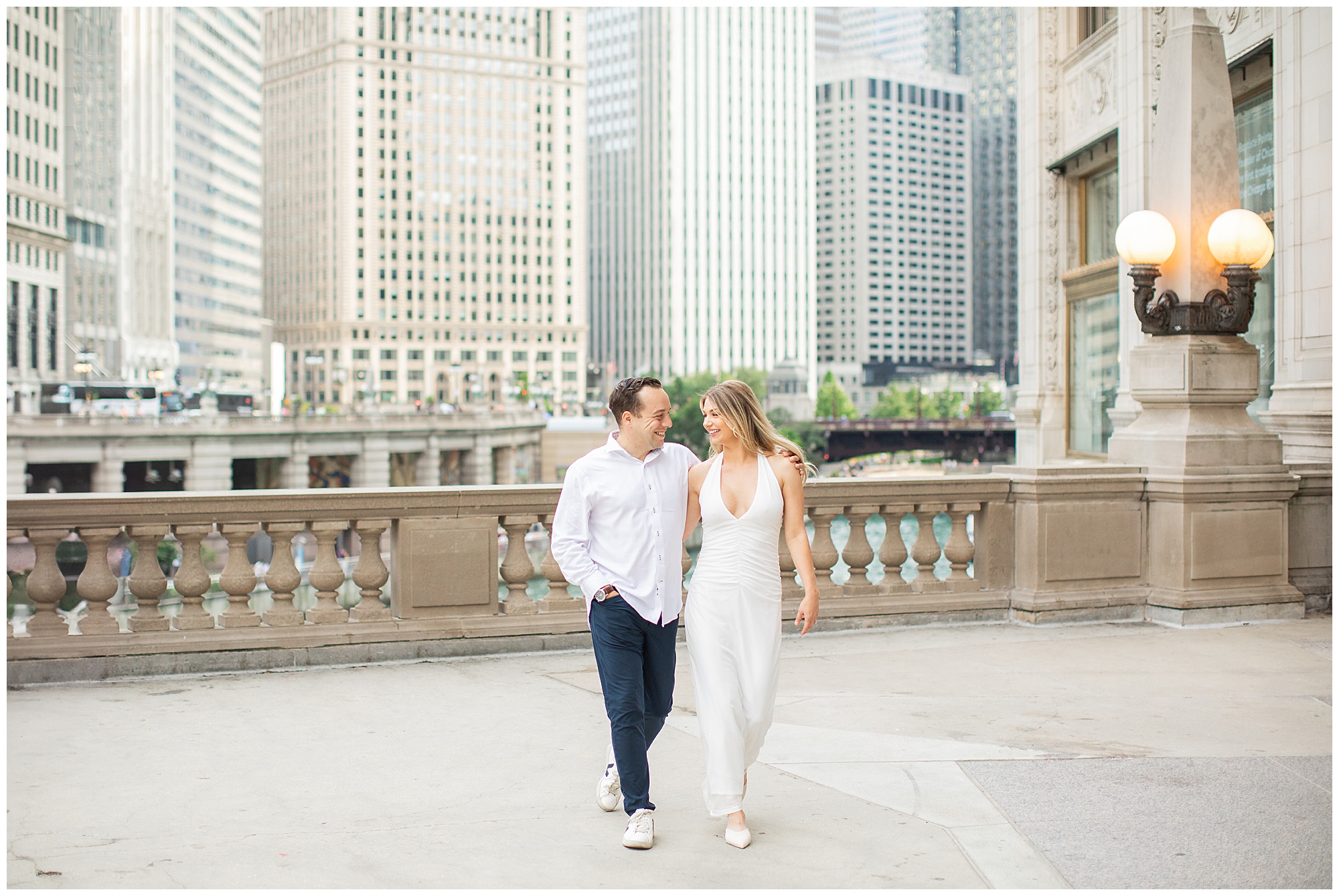 Chicago Riverwalk Engagement