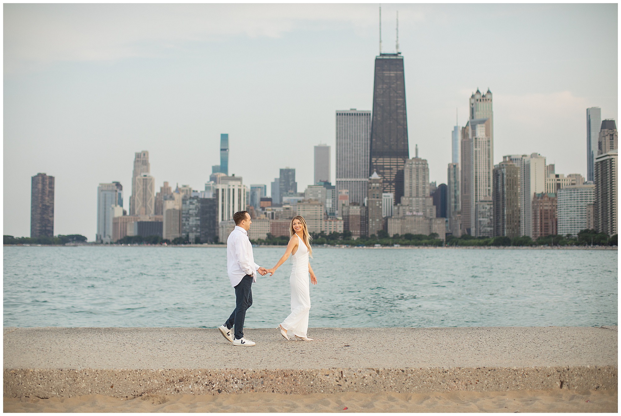 North Avenue Beach Engagement