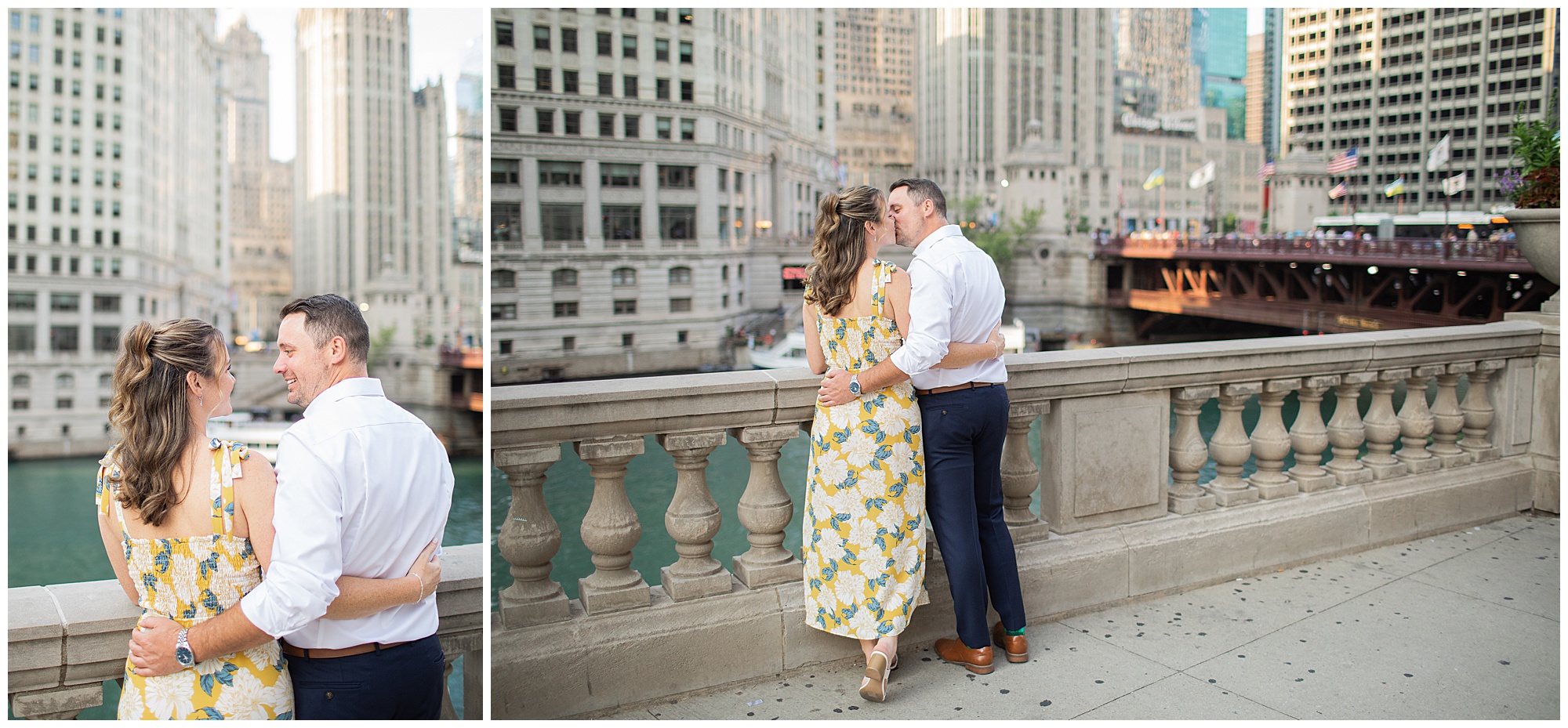 Chicago Riverwalk Engagement