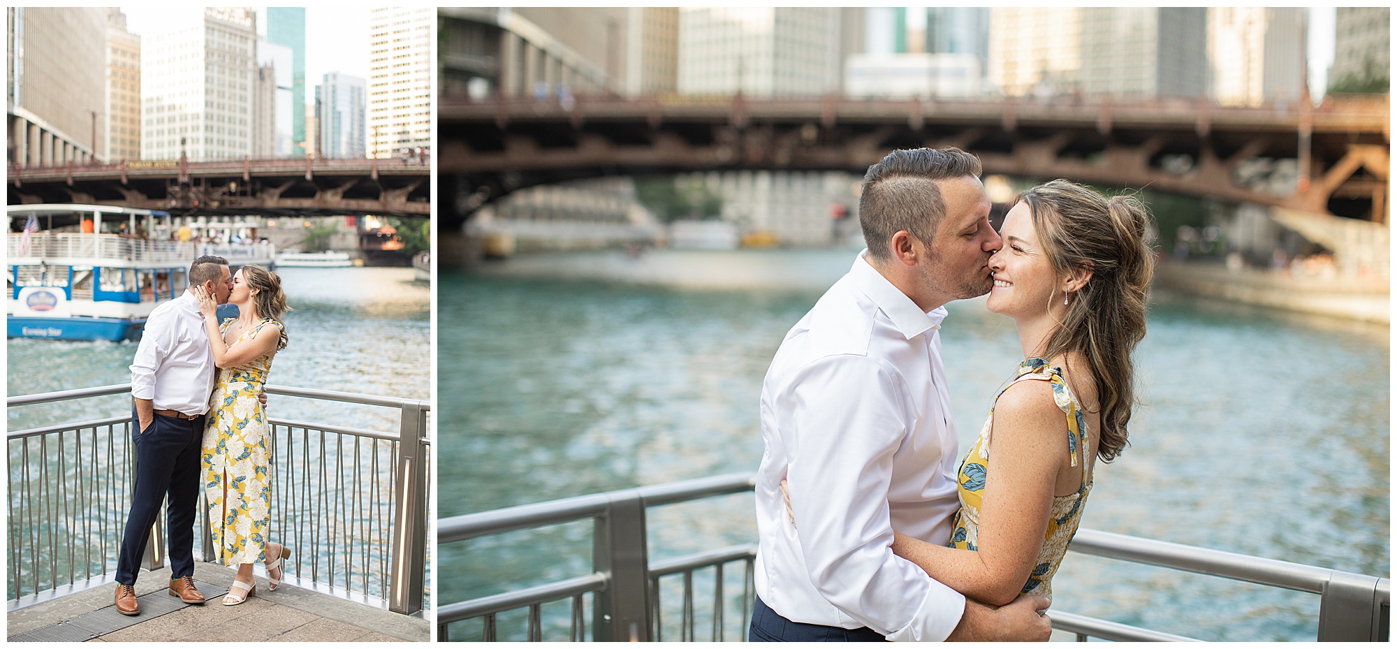 Chicago Riverwalk Engagement