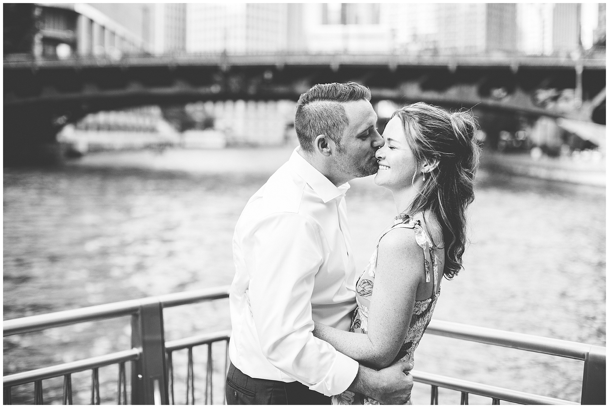 Chicago Riverwalk Engaged