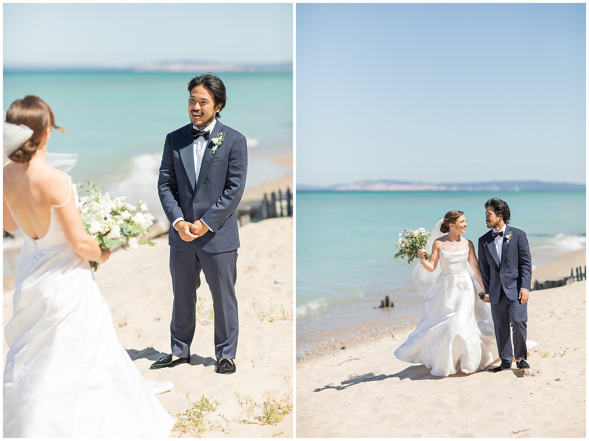 Elberta Lifesaving Station Wedding