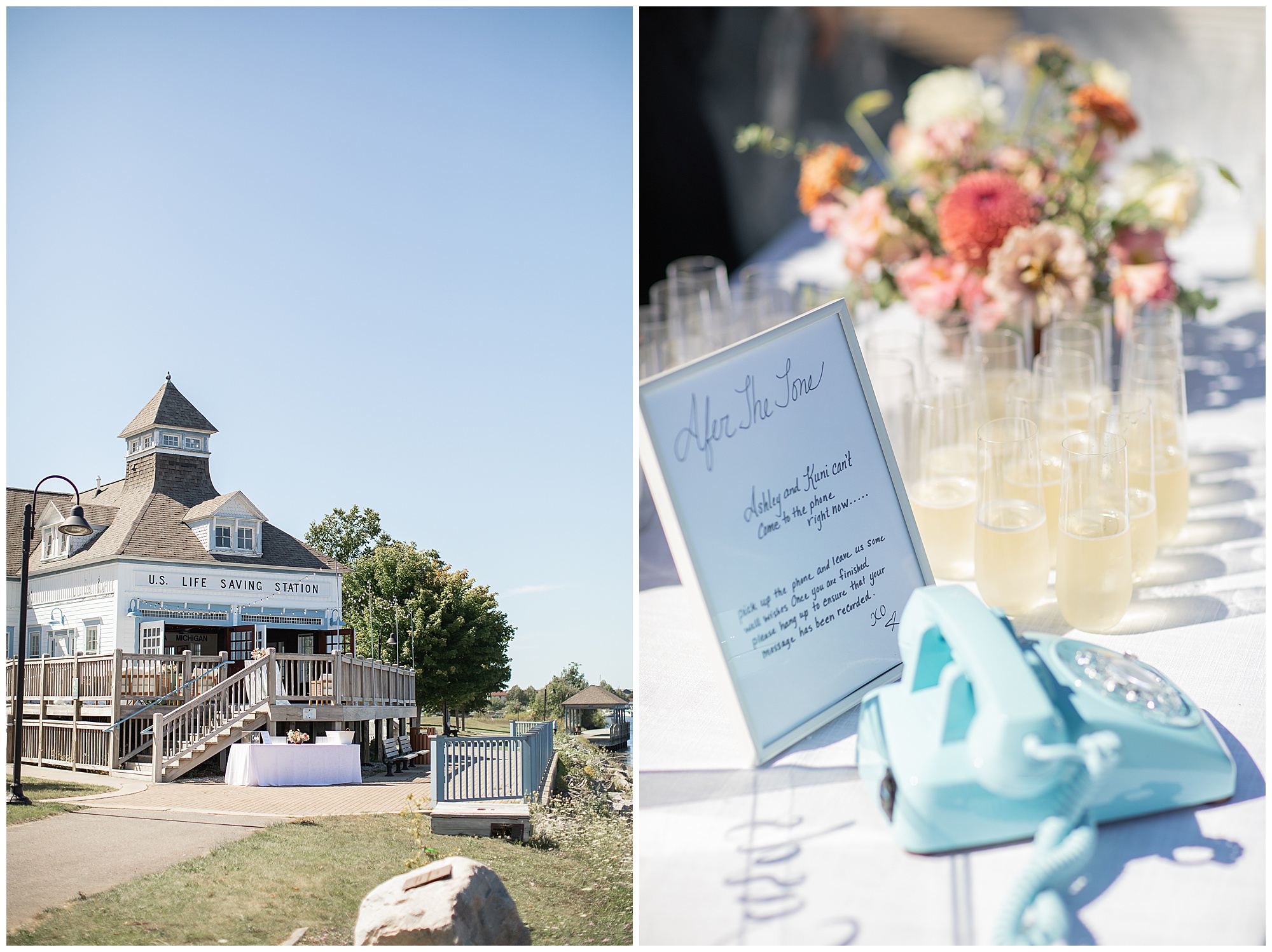 Elberta Lifesaving Station Wedding