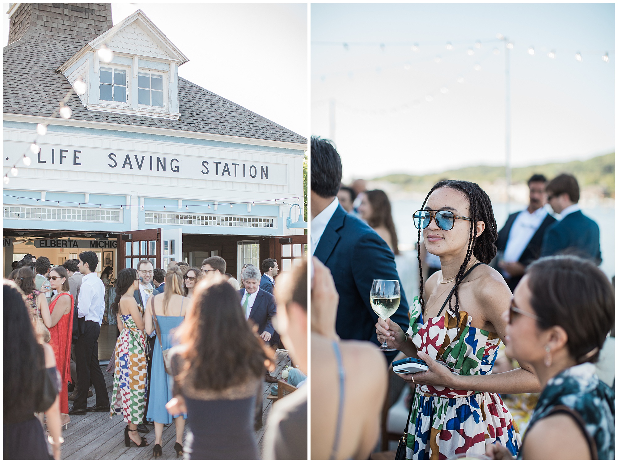 Elberta Lifesaving Station Wedding