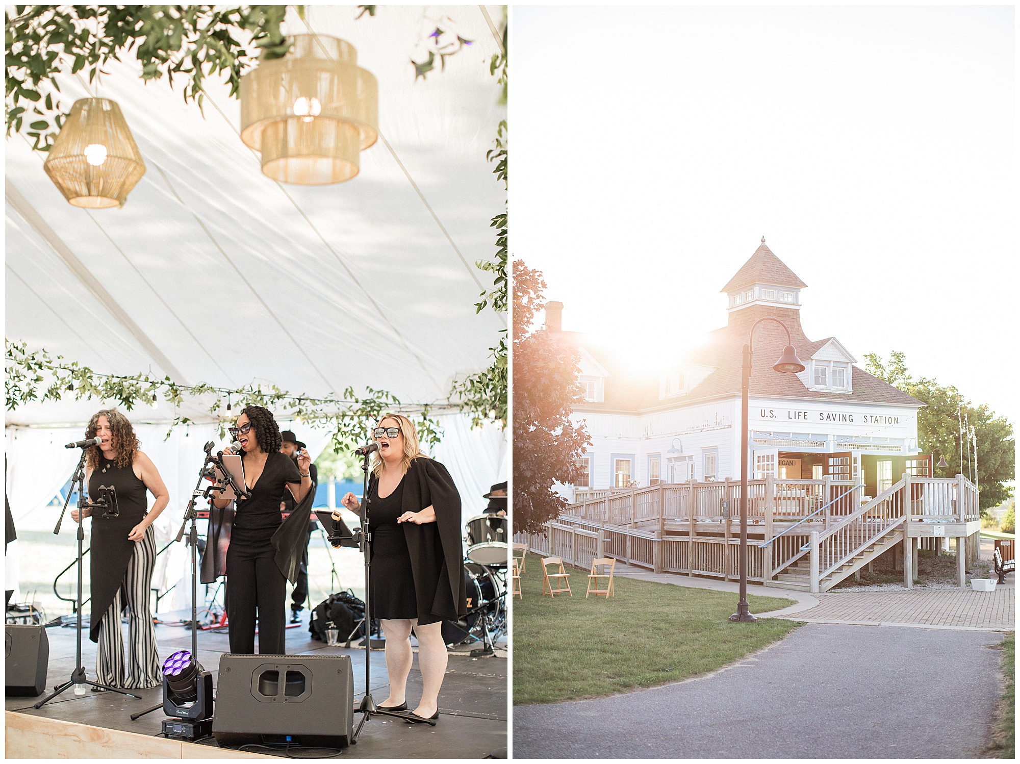 Elberta Lifesaving Station Wedding