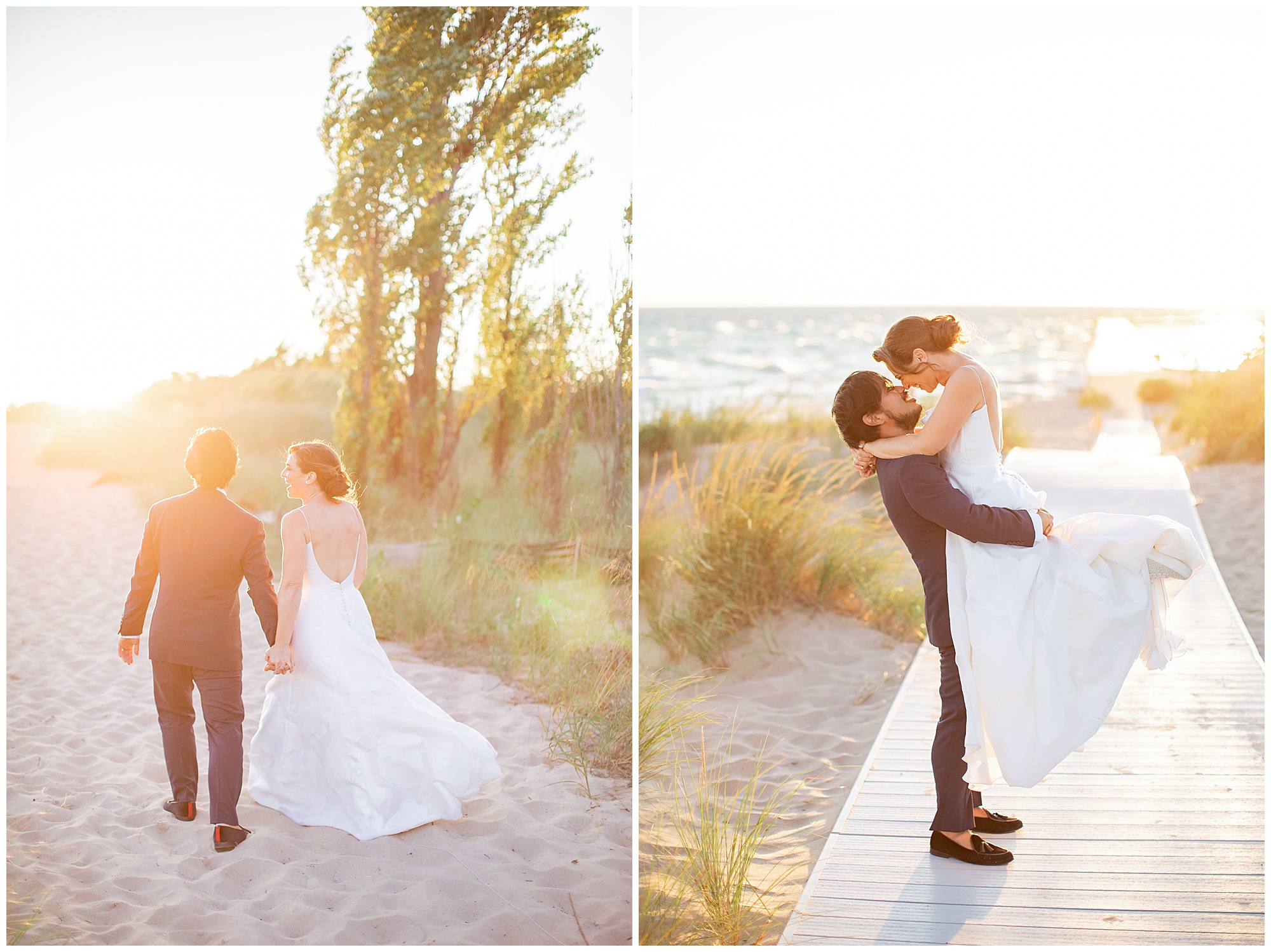 Elberta Lifesaving Station Wedding