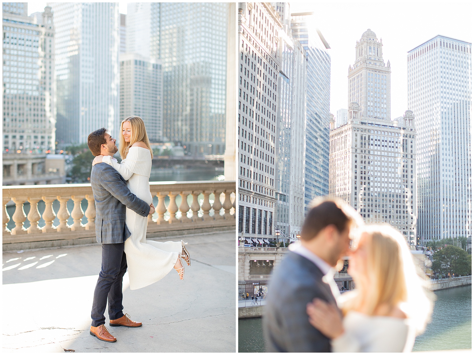 Chicago Riverwalk Engagement